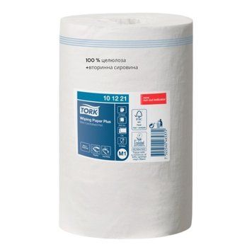 Рушники Tork Plus Advanced Міні в рулонах з центральною витяжкою, білі, 2 шари, 75 м, 214 листів, 1 рулон 0334 фото